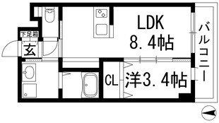 SERENO五番館の物件間取画像